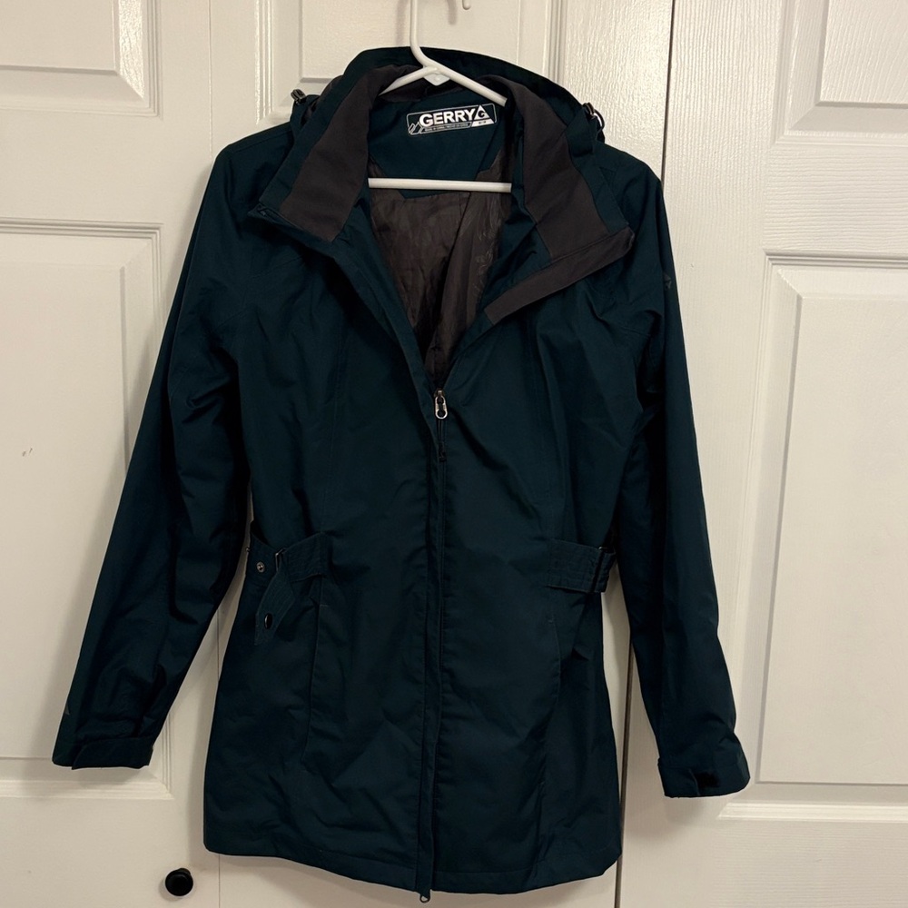 Gerry Weber Women's Dark Green Rain Jacket